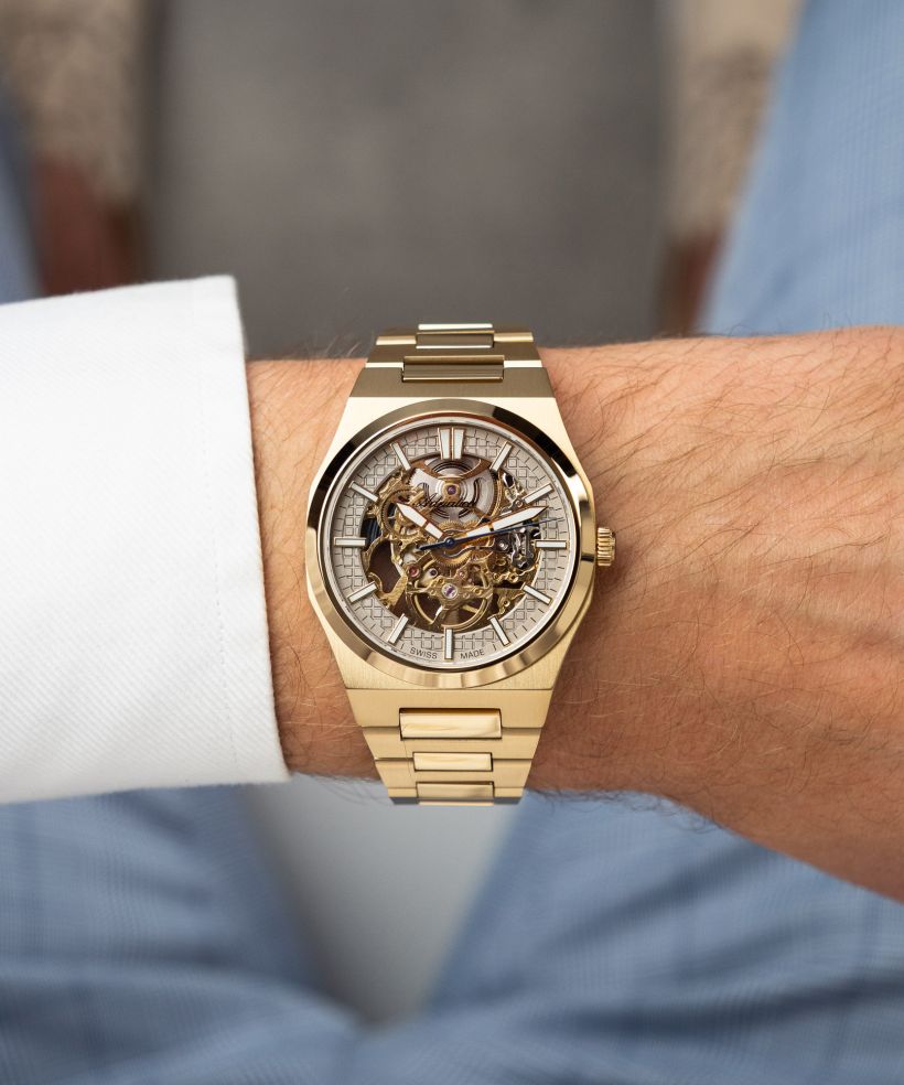 Годинник Чоловічий Adriatica Skeleton Sapphire Automatic