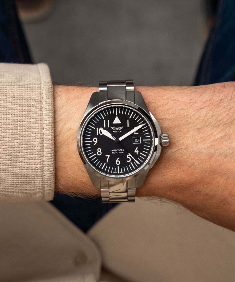 Годинник Чоловічий Aviator Airacobra 43 Type A