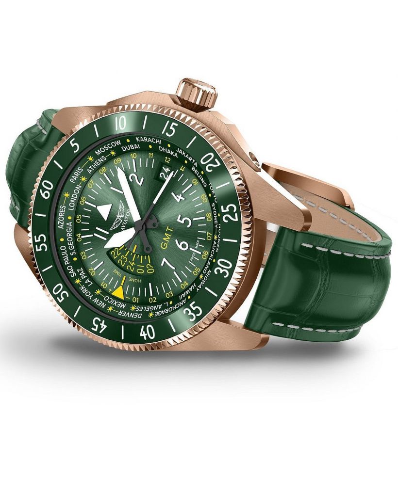 Годинник Чоловічий Aviator Airacobra GMT