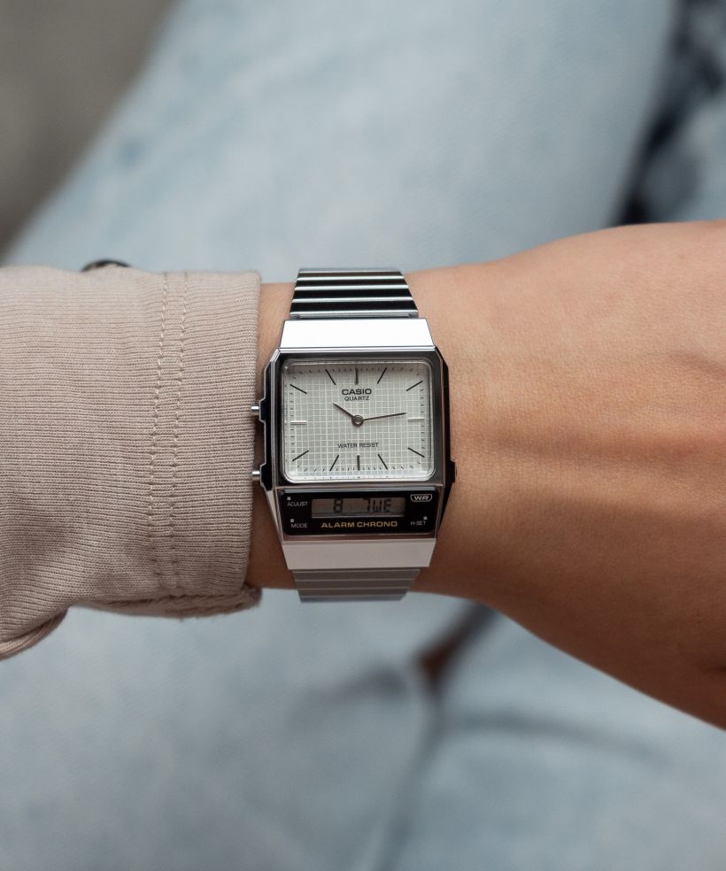 Годинник Жіночий Casio Vintage Edgy biały