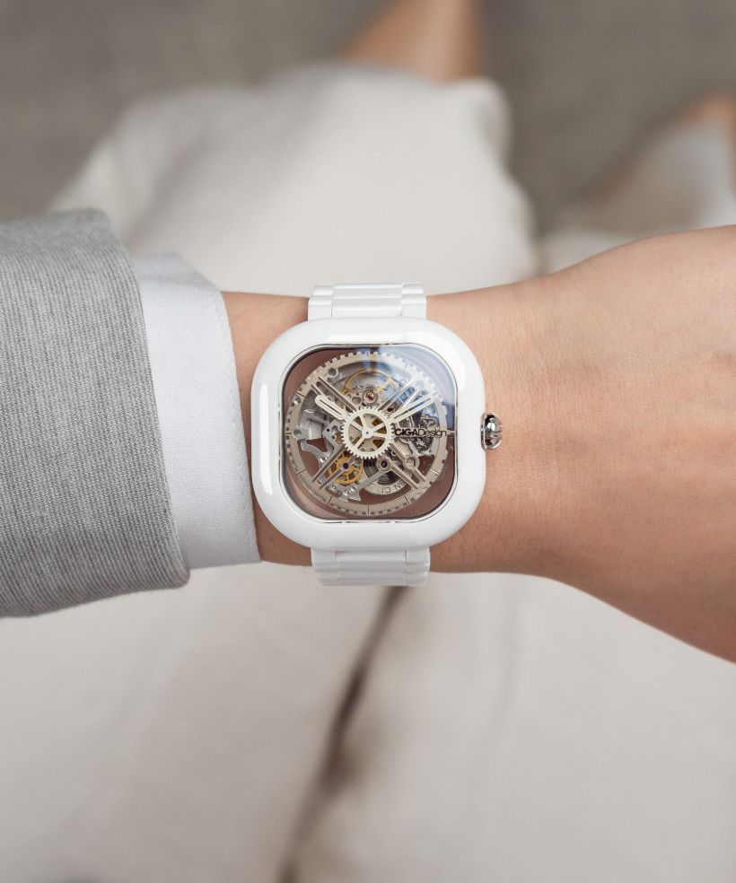 Годинник Жіночий Ciga Design X Series Ceramic Skeleton