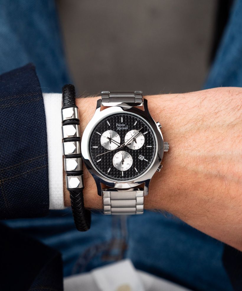 Годинник Чоловічий Pierre Ricaud Classic Chronograph SET