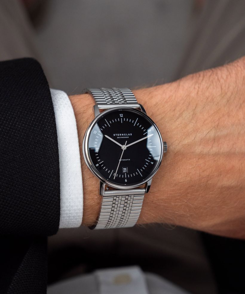 Годинник Чоловічий Sternglas Naos Piano Black Automatic