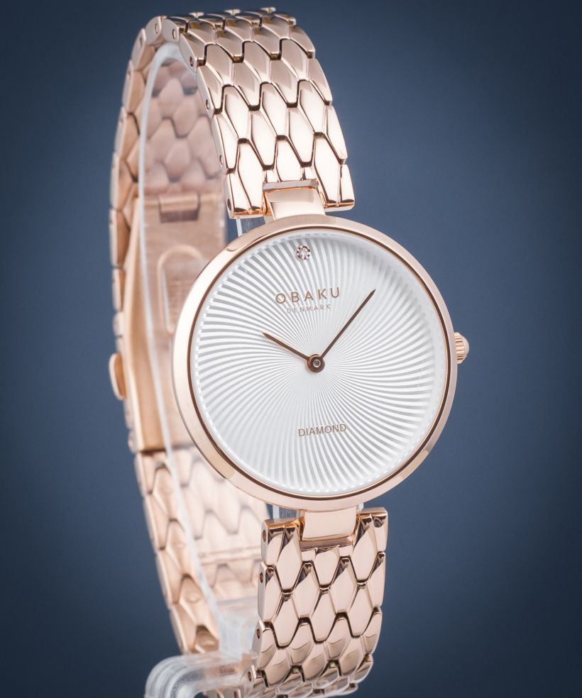 Годинник Жіночий Obaku Diamant Fuchsia