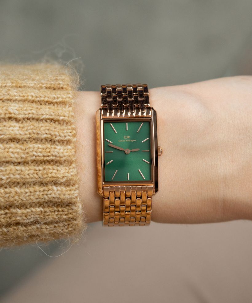 Годинник Жіночий Daniel Wellington Bound 9-Link Emerald Sunray 22