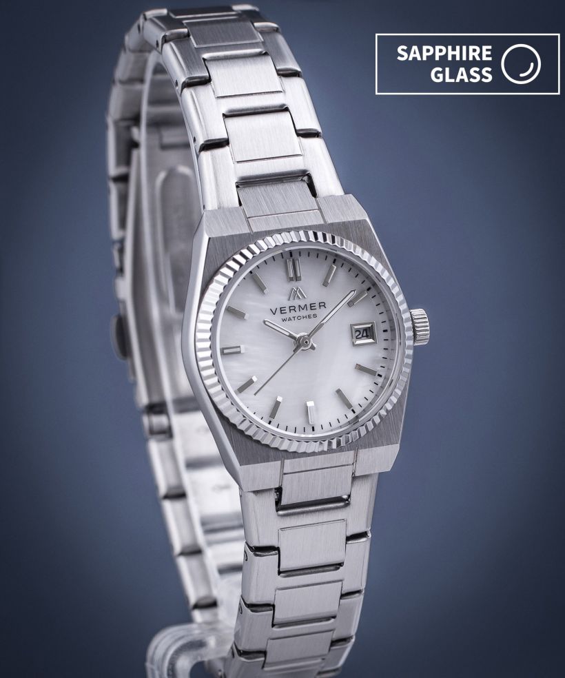Годинник Жіночий VERMER Caspian Mini Full Silver Steel