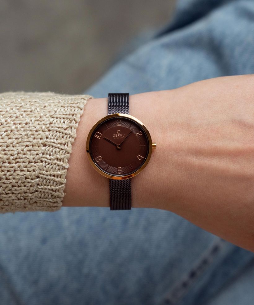 Годинник Жіночий Obaku Vand Walnut