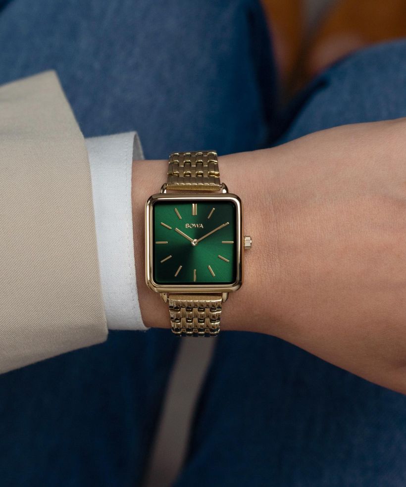 Годинник Жіночий BOWA Vienna Green Gold 29