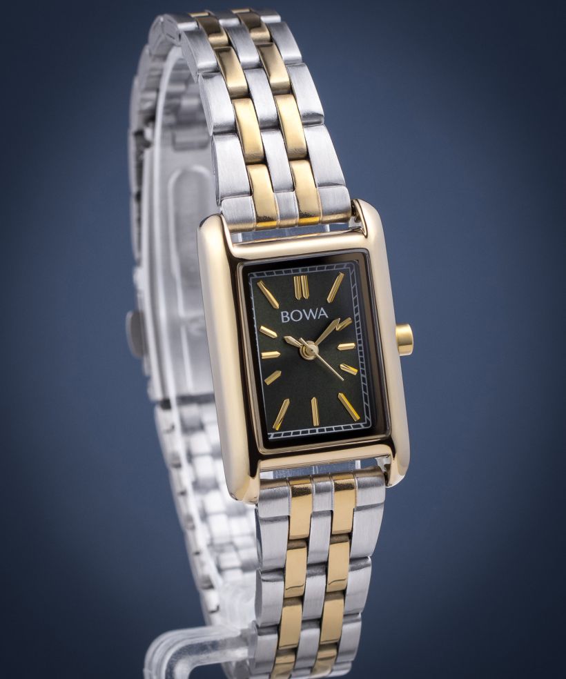 Годинник Жіночий BOWA Paris Green Silver-Gold Steel 20