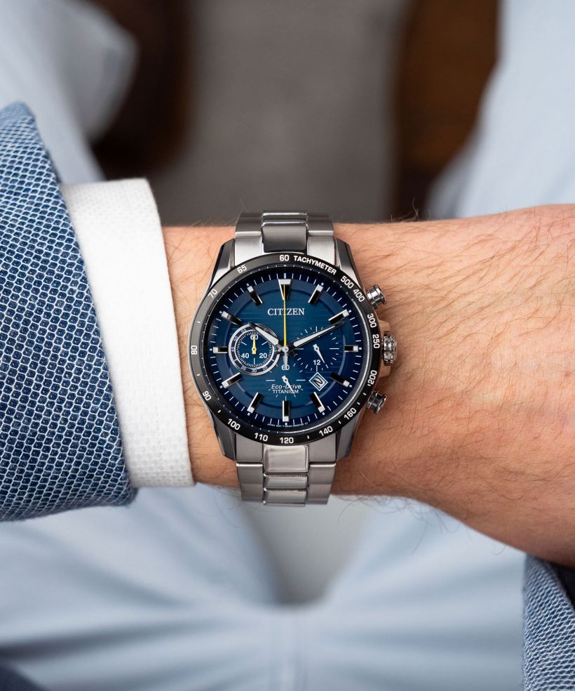 Годинник Чоловічий Citizen Super Titanium Eco-Drive Chronograph