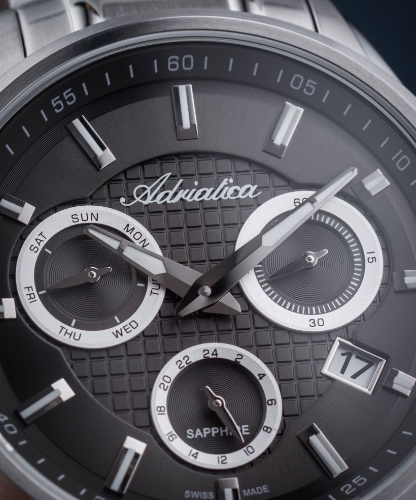 Годинник Чоловічий Adriatica Multifunction