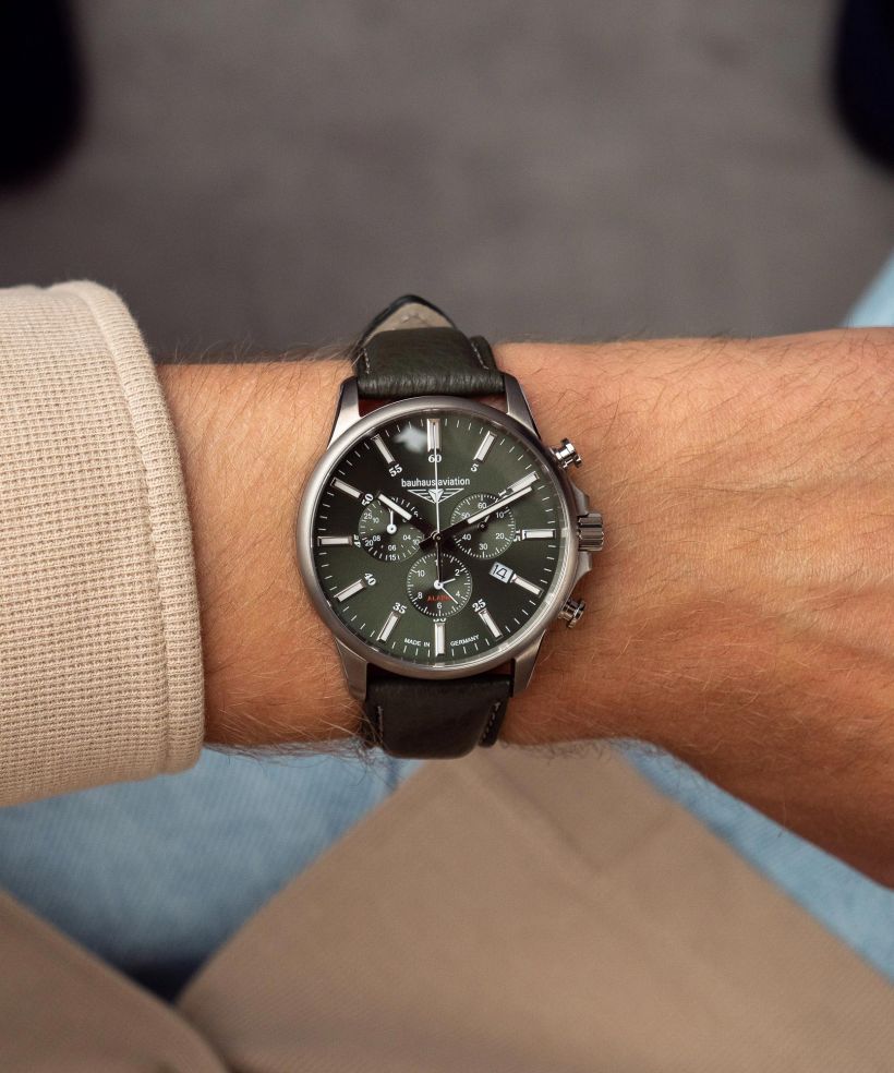 Годинник Чоловічий Bauhaus Aviation Titanium Chronograph