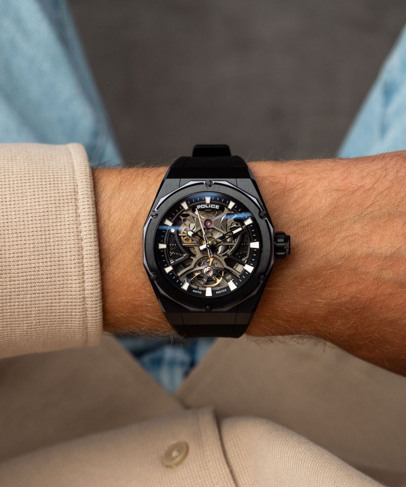 Годинник Чоловічий Police Dayton Skeleton Automatic