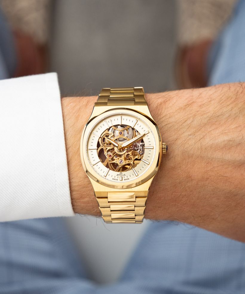 Годинник Чоловічий Appella Classic Skeleton Automatic