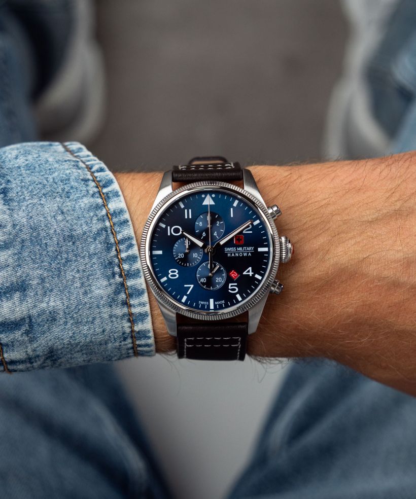 Годинник Чоловічий Swiss Military Hanowa Thunderbolt Chronograph