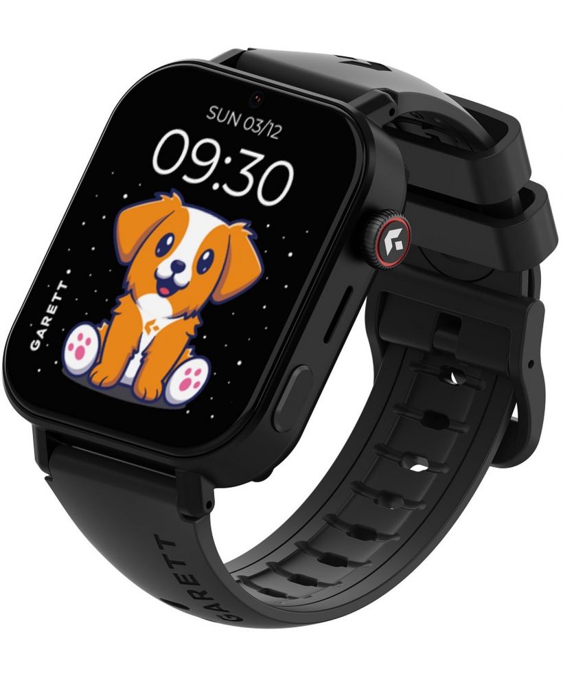 Смарт-Годинник Дитячий Garett Kids Rel 4G Black