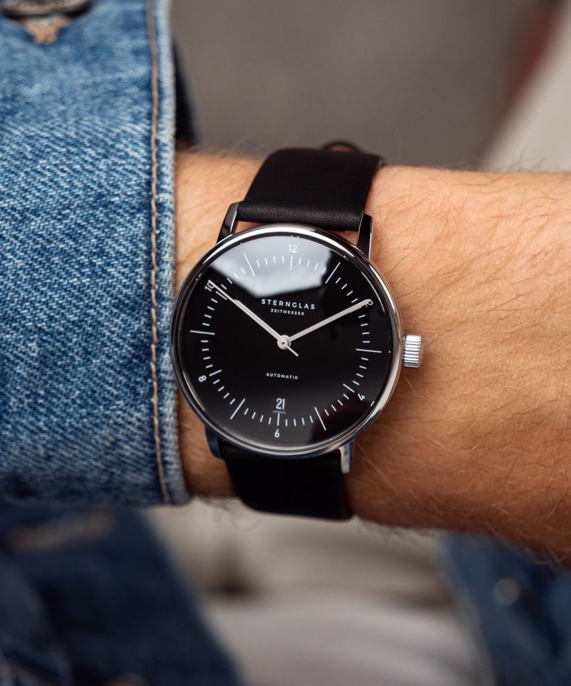 Годинник Чоловічий Sternglas Naos Piano Black Automatic