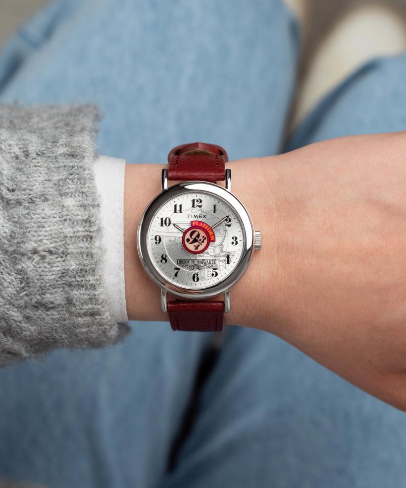Годинник для Жінок і Чоловіків Timex Harry Potter X Weekender Platform 9 3/4 37mm Leather Strap