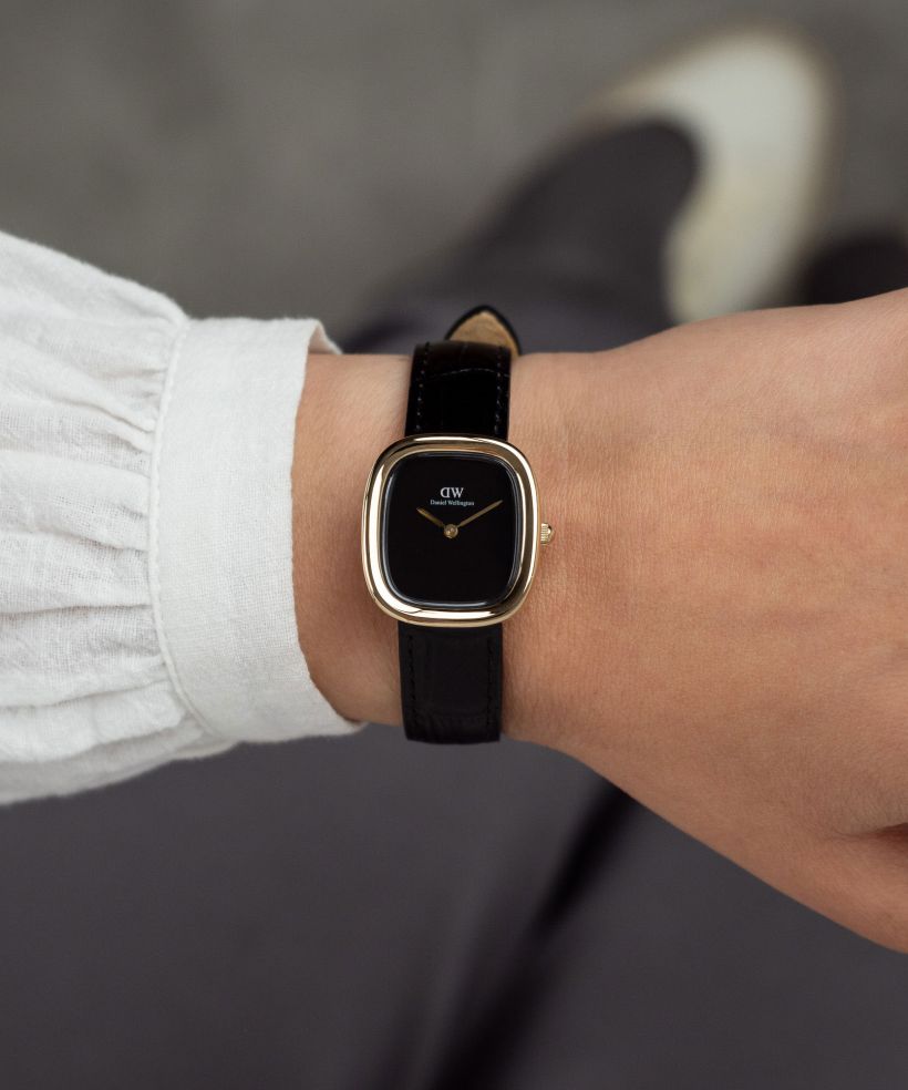 Годинник Жіночий Daniel Wellington Margot Reading Onyx Ceramic Gold