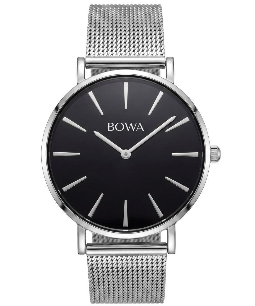 Годинник Жіночий BOWA New York Black-Silver Mesh 38