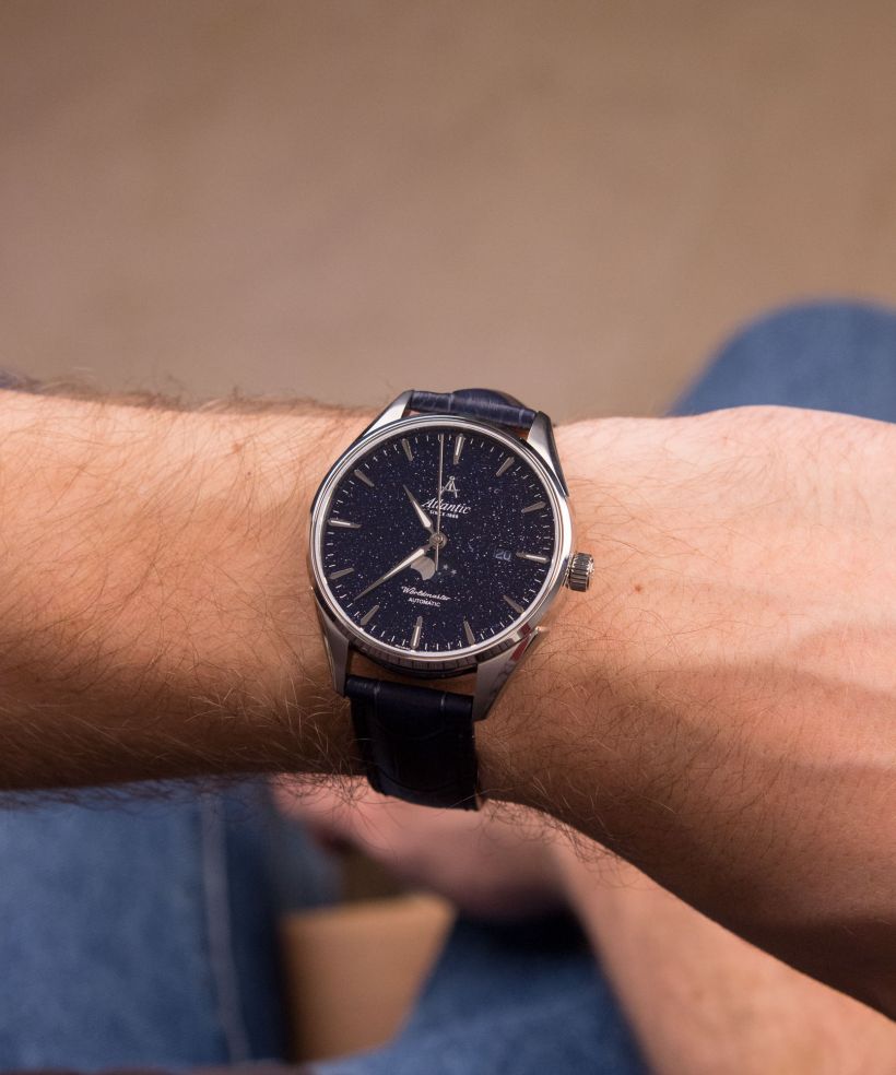 Годинник Чоловічий Atlantic Worldmaster Nightsky Moonphase Automatic