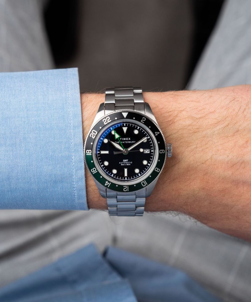 Годинник Чоловічий Timex Waterbury Heritage GMT Automatic