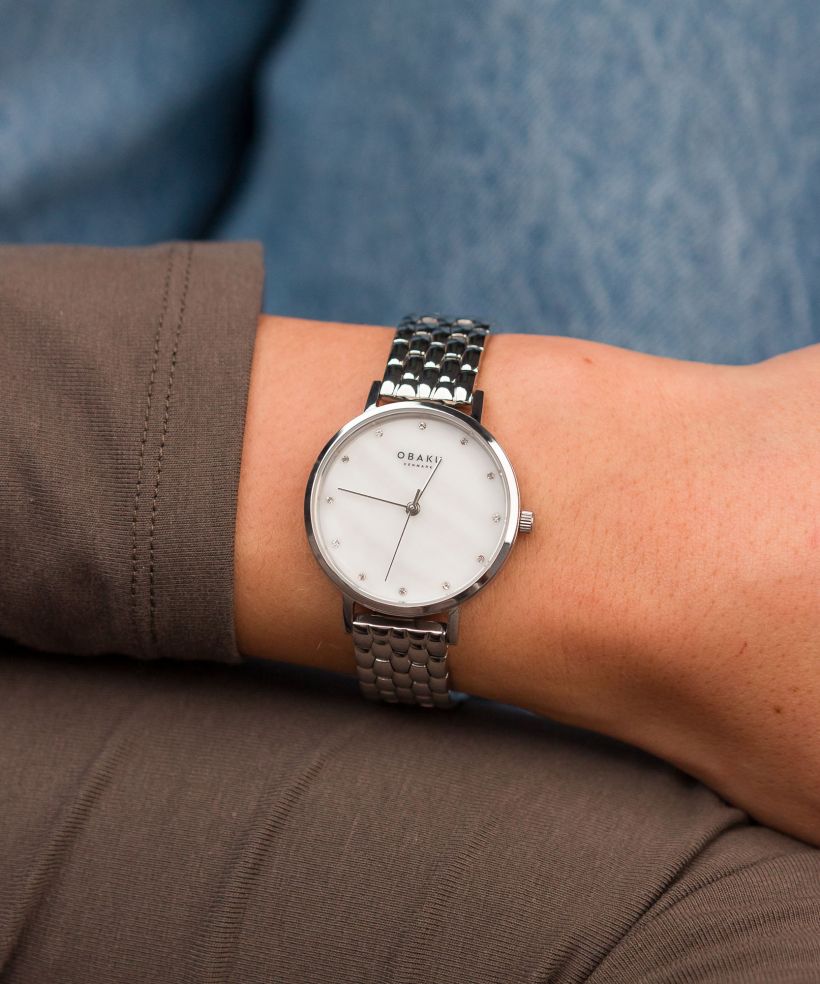 Годинник Жіночий Obaku Brink Lille Perlemor Brace