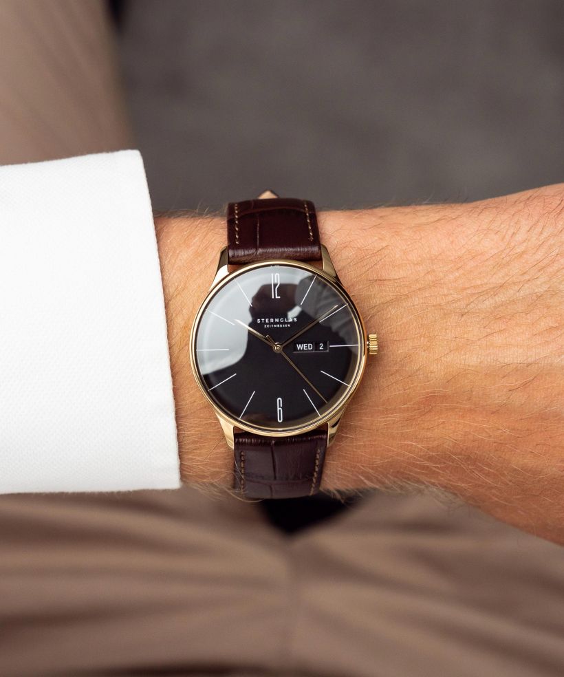 Годинник Чоловічий Sternglas Berlin Metro Piano Black