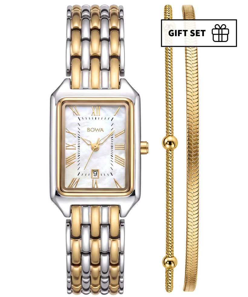 Годинник Жіночий BOWA Barcelona Pearl Gold Steel 23 Gift Set