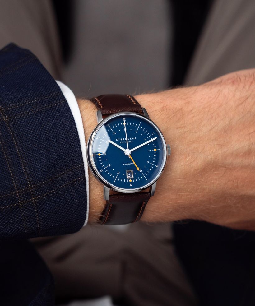 Годинник Чоловічий Sternglas Naos Pro GMT Automatik