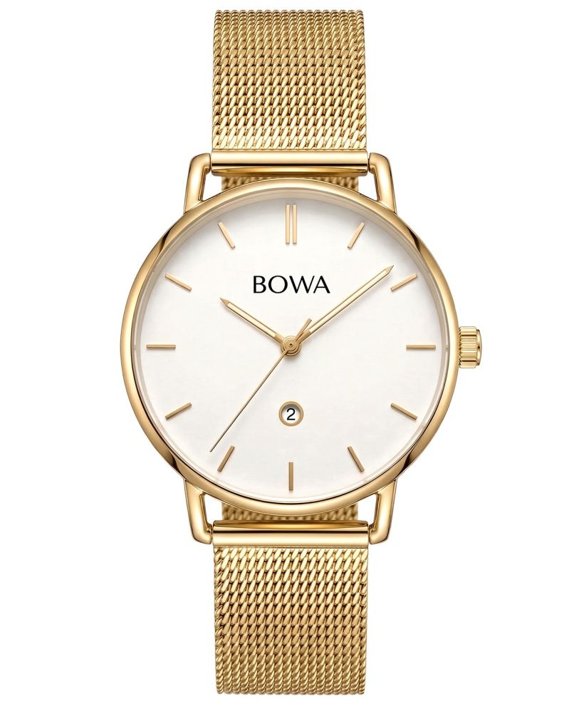 Годинник Жіночий BOWA Milan White-Gold Mesh 34