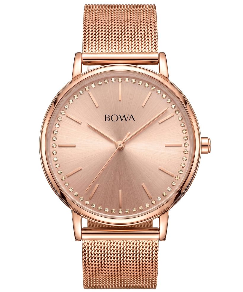 Годинник Жіночий BOWA Rio Full Rose Gold Mesh 38