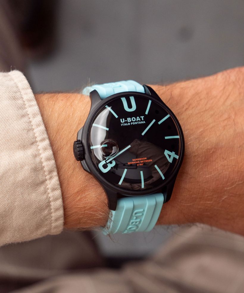 Годинник Чоловічий U-Boat Darkmoon 44 BK Aquamarine PVD