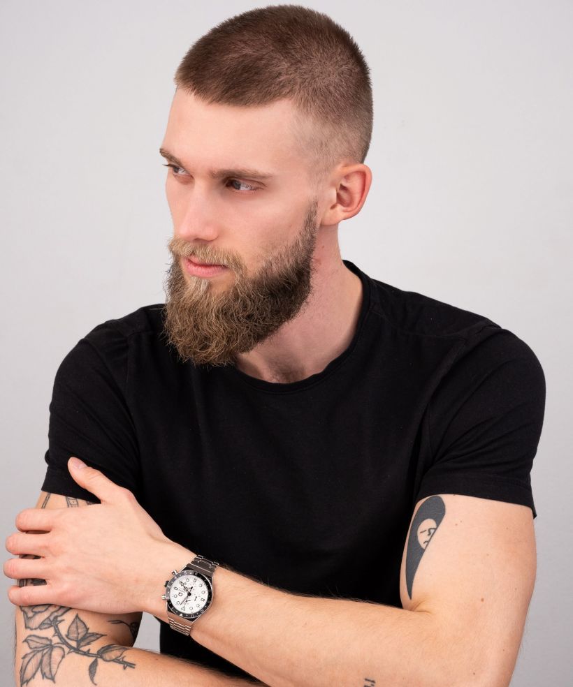 Годинник Чоловічий Timex Q Three Time Zone Chronograph