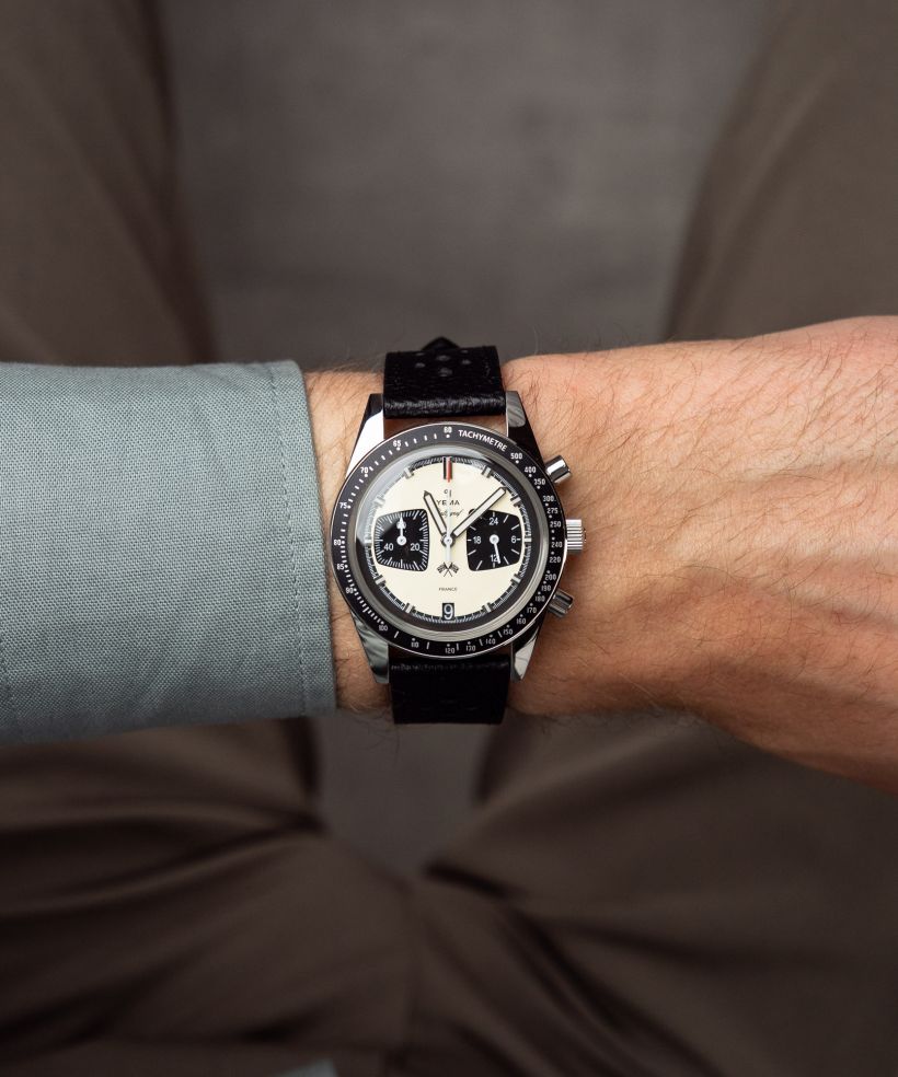 Годинник Чоловічий Yema Rallygraf Panda Chronograph