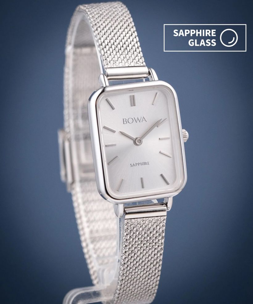 Годинник Жіночий BOWA Dubai Full Silver Mesh 20