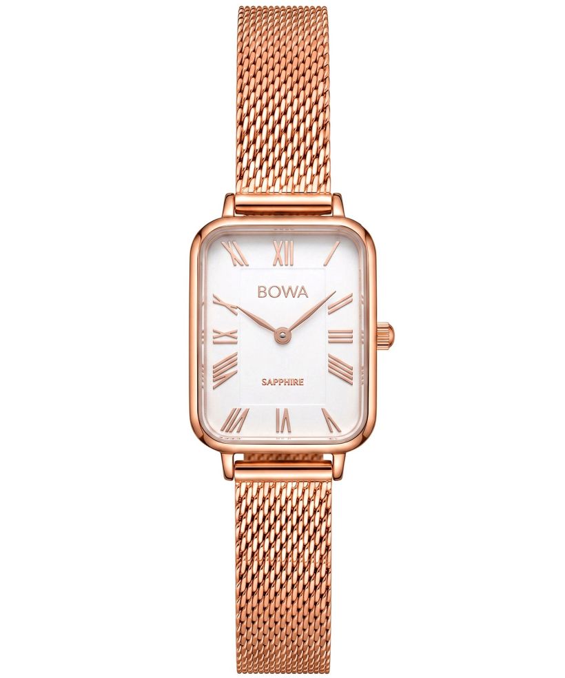 Годинник Жіночий BOWA Dubai White Rose-Gold Mesh 20