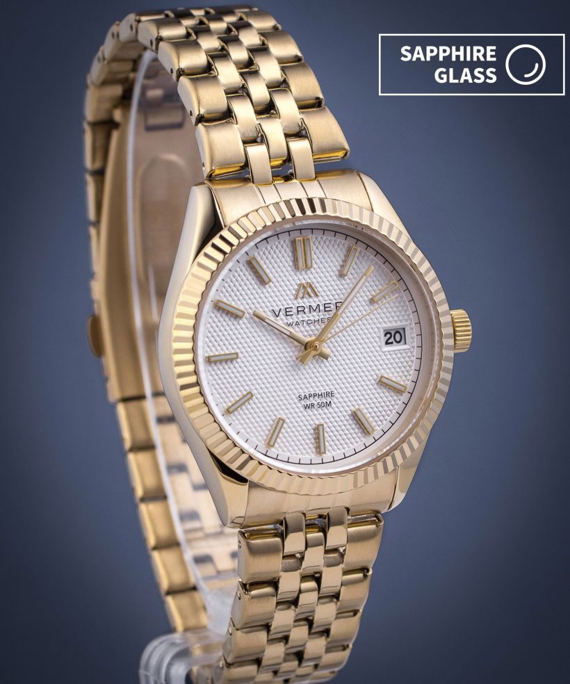 Годинник Жіночий VERMER Ionian Lady White Gold Steel