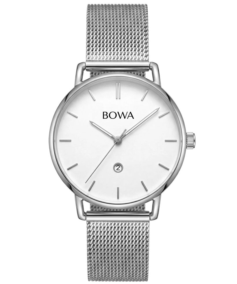 Годинник Жіночий BOWA Milan White-Silver Mesh 34