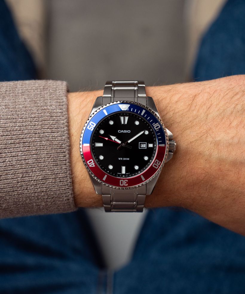 Годинник Чоловічий Casio Duro Pepsi Diver