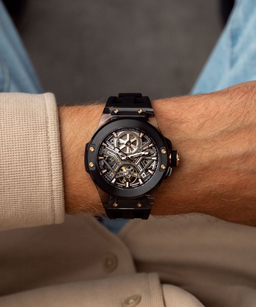 Годинник Чоловічий Police Cyclone Skeleton Automatic