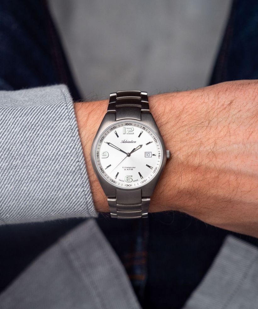 Годинник Чоловічий Adriatica Classic Titanium