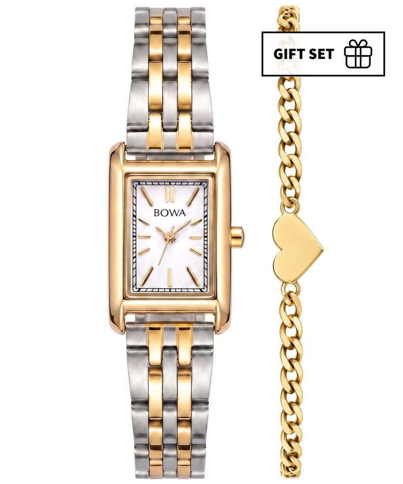 Годинник Жіночий BOWA Paris White Silver-Gold Steel 20 Gift Set