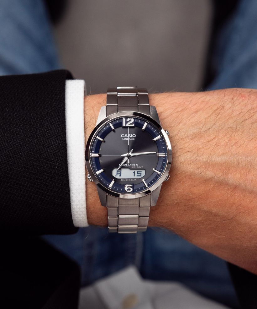 Годинник Чоловічий Casio Lineage Titanium Radio-Controlled