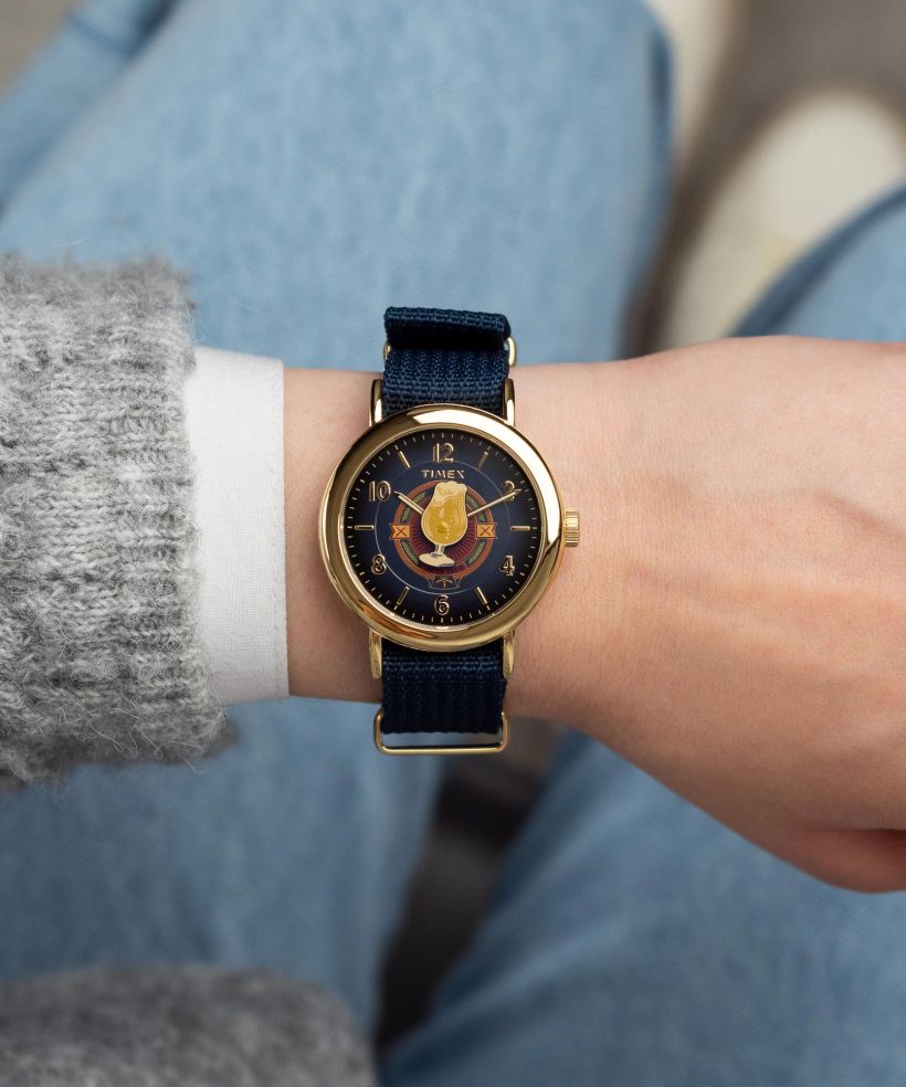 Годинник для Жінок і Чоловіків Timex Harry Potter X Weekender Butterbeer 40mm Fabric Strap