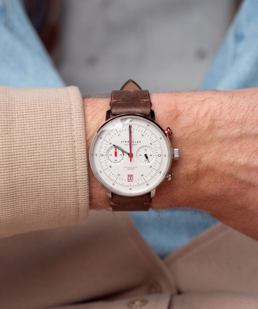 Годинник Чоловічий Sternglas Hamburg Mecha-Quartz Chrono
