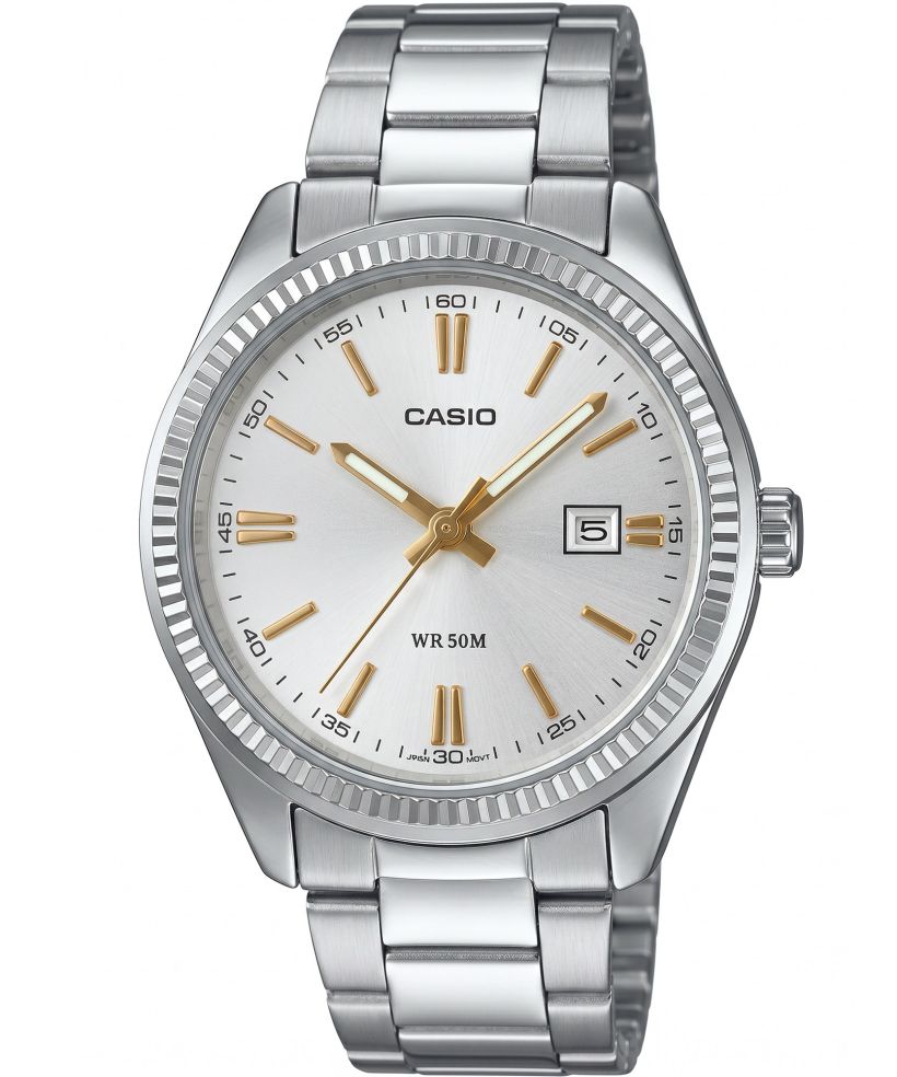 Годинник Чоловічий Casio MTP білий