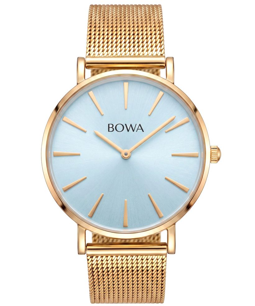 Годинник Жіночий BOWA New York Light-Mint Gold Mesh 38