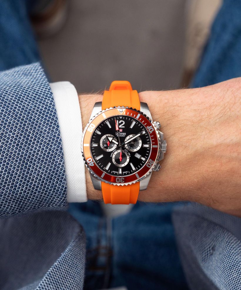 Годинник Чоловічий Le Temps Swiss Naval Patrol Chronograph
