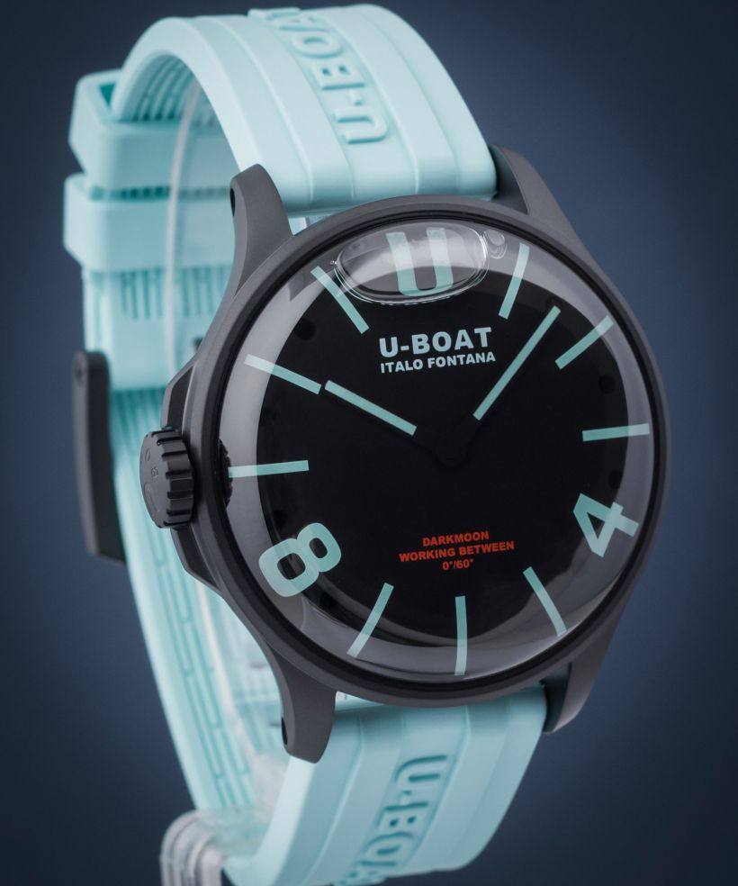 Годинник Чоловічий U-Boat Darkmoon 44 BK Aquamarine PVD